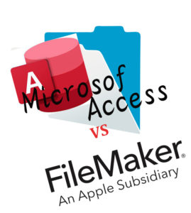 FilemakerとAccessにおけるデータベース性能比較12項目　開発者視点